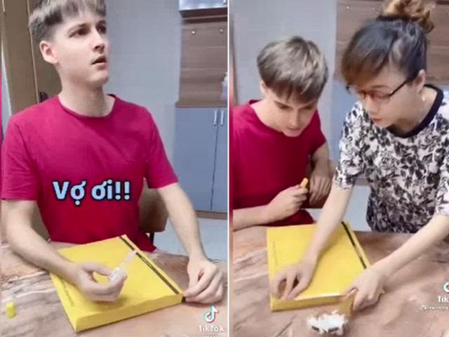 Bạn trẻ - Cuộc sống - Clip hài hước: Vợ người Việt khiến chồng người Nga "nể phục" vì điều này