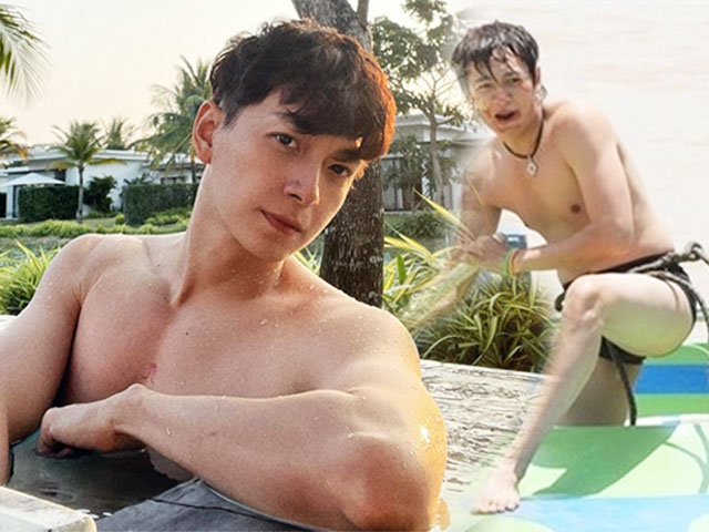 Làm đẹp - Ngô Kiến Huy tập nặng xây dựng cơ bắp, thoát khỏi hình ảnh "đuông dừa 3 ngấn"