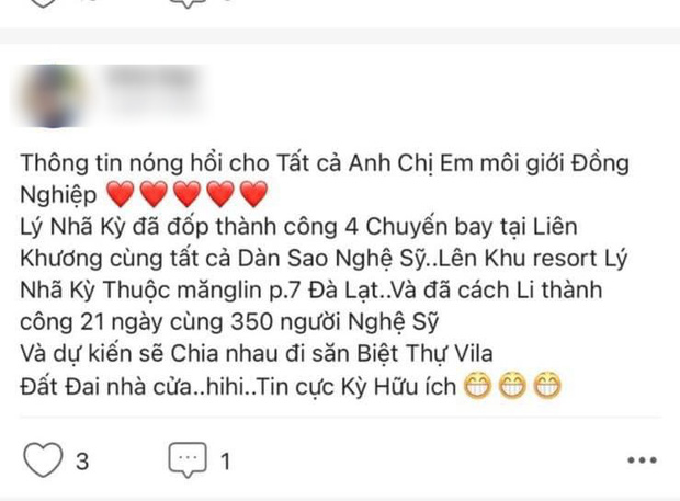 Vụ Lý Nhã Kỳ "bao 4 chuyến bay đưa 350 nghệ sĩ săn villa": Công an triệu tập kẻ tung tin - 1