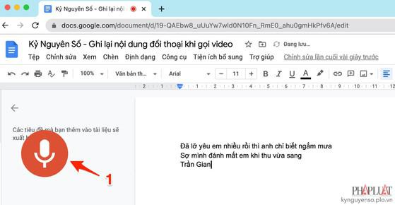 2 cách chuyển giọng nói thành văn bản khi họp trực tuyến - 3