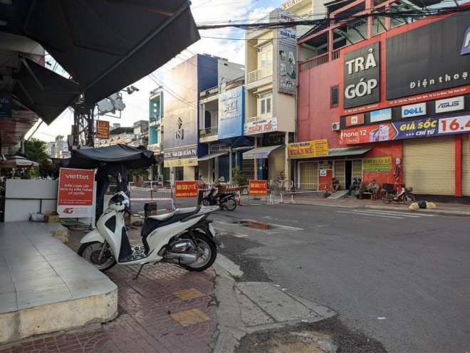 Phường Bình Định, thị xã An Nhơn đang thực hiện giãn cách xã hội theo Chỉ thị 16