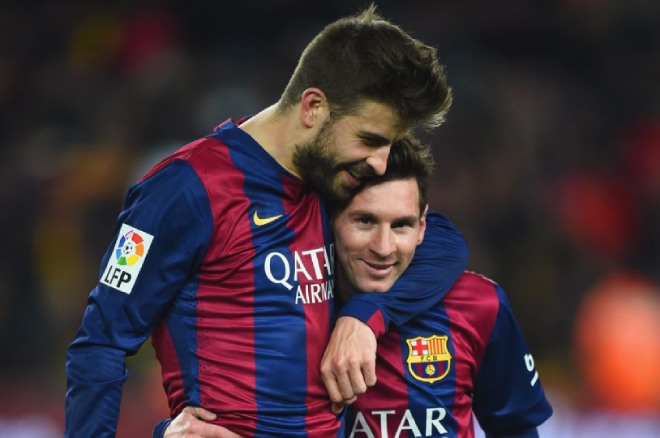 Pique sốc khi Messi chia tay Barca