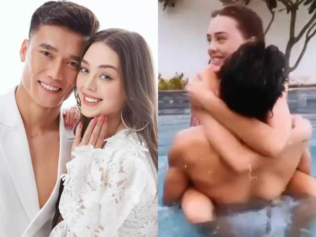 Đời sống Showbiz - Bạn gái Tây khoe kỷ niệm 1 năm yêu, Bùi Tiến Dũng có ngay lời đáp