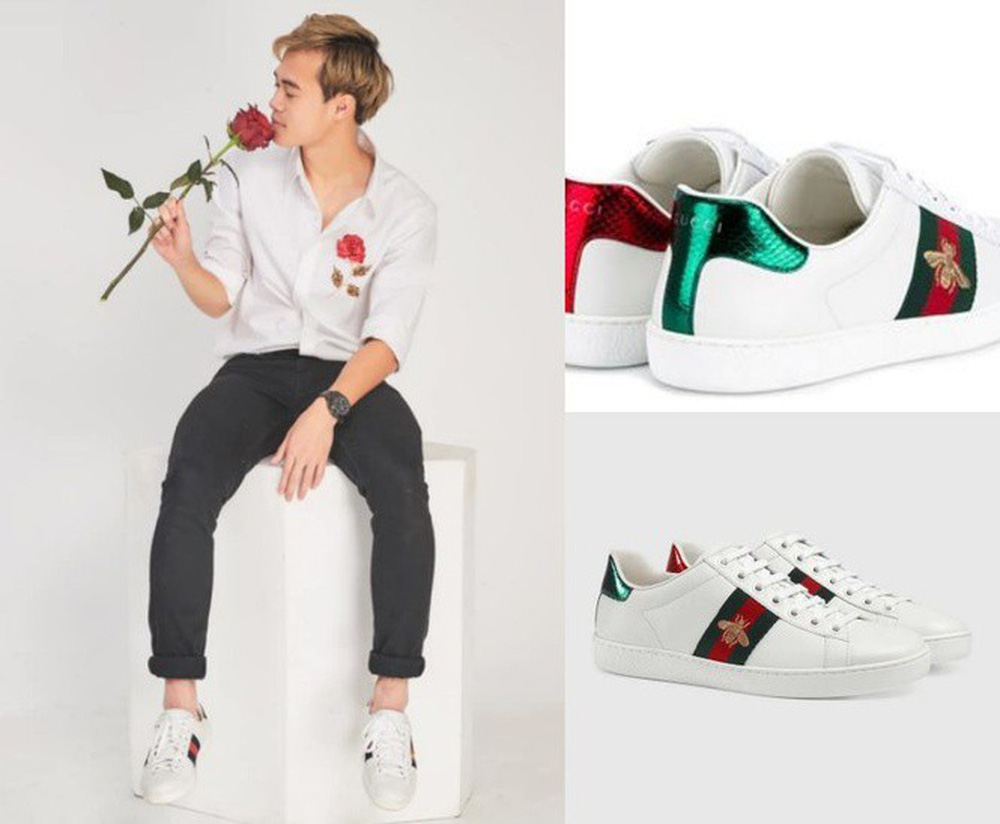 Một mẫu giày khác của thương hiệu Gucci có giá hơn 15 triệu đồng. Nguyễn Văn Toàn sở hữu nhiều đôi giày hàng hiệu, những mẫu giày đều là xu hướng thịnh hành trong mỗi mùa mốt, được lòng các tín đồ thời trang toàn cầu.