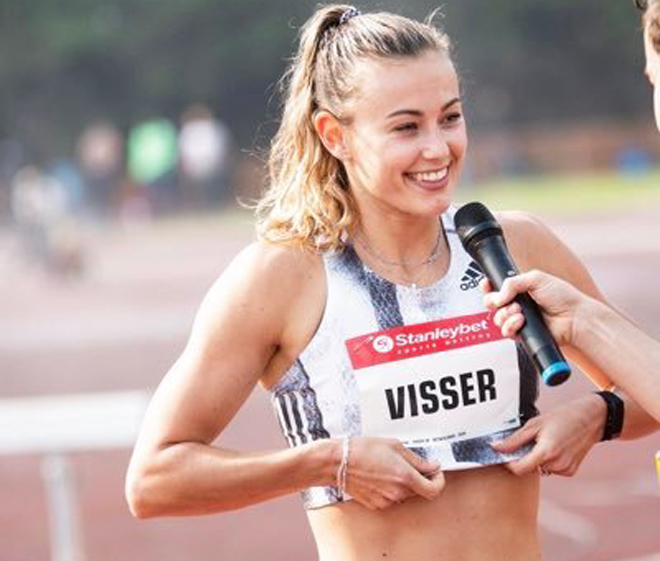 Nadine Visser, VĐV điền kinh người Hà Lan thi đấu tốt hơn cả so với các đồng nghiệp kể trên nhưng cô cũng không thể giành huy chương nào. Lọt vào chung kết 100m rào nữ, 4x100m tiếp sức nữ, nhưng nữ VĐV 26 tuổi vẫn trắng tay