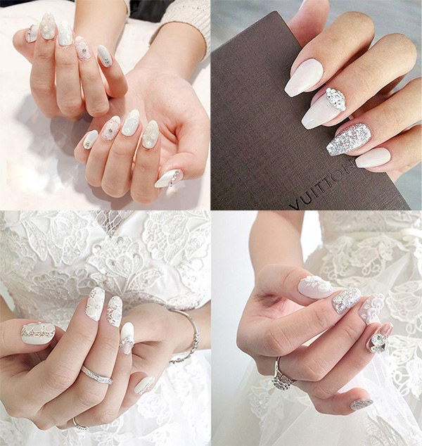 Top 13 mẫu nail cho cô dâu đẹp mà đơn giản 2024 - NiNiStore 2024