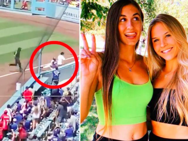 Thể thao - CĐV xuống sân phá đám khiến an ninh bất lực, mỹ nhân ra tay tóm được luôn