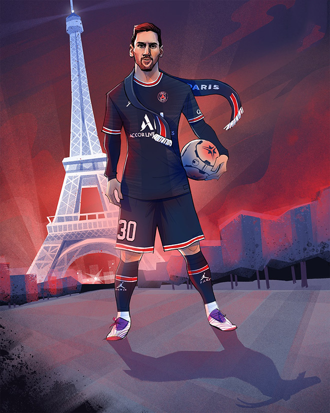 Messi biến việc đi bộ trên sân bóng trở thành nghệ thuật  World Cup 2022