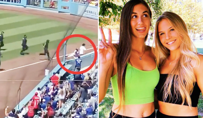 Marissa Rohan (áo đen) và khoảnh khắc gây sốt mạng xã hội