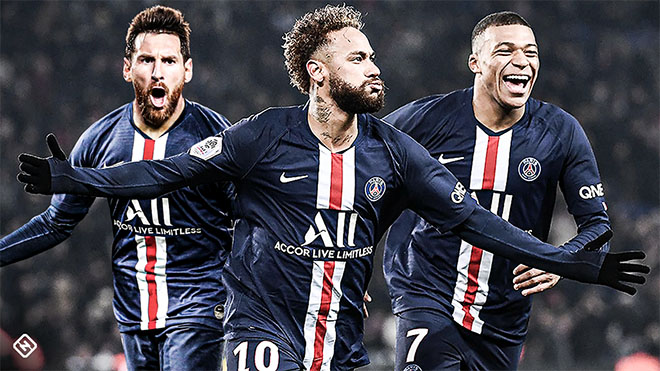 PSG sở hữu bộ ba M-N-M đáng sợ