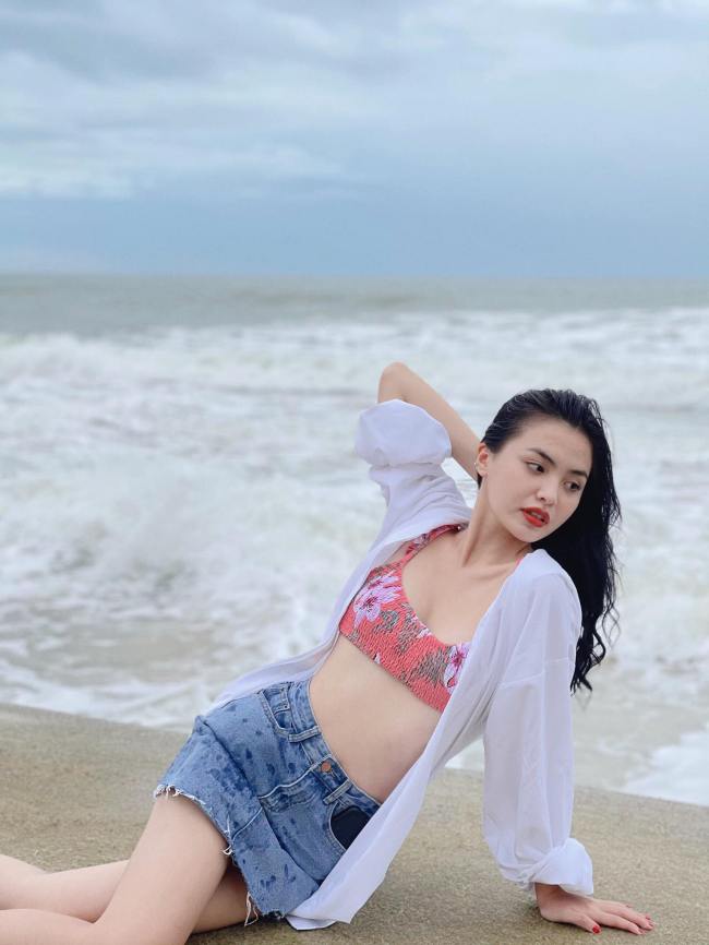 Mỗi lần tập luyện, cơ thể ra mồ hôi nhiều như &#34;tắm&#34; giúp cô có được cảm giác sảng khoái.

