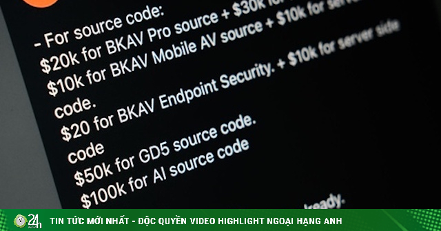Quá nhiều người hỏi vì tò mò, hacker công khai giá bán mã nguồn BKAV