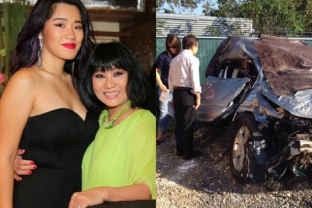 Con gái ca sĩ Cẩm Vân giờ ra sao sau tai nạn lật xe ô tô kinh hoàng tại Mỹ?
