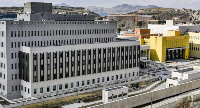 Đại sứ quán Mỹ ở thủ đô Kabul - Afghanistan. Ảnh: Caddell
