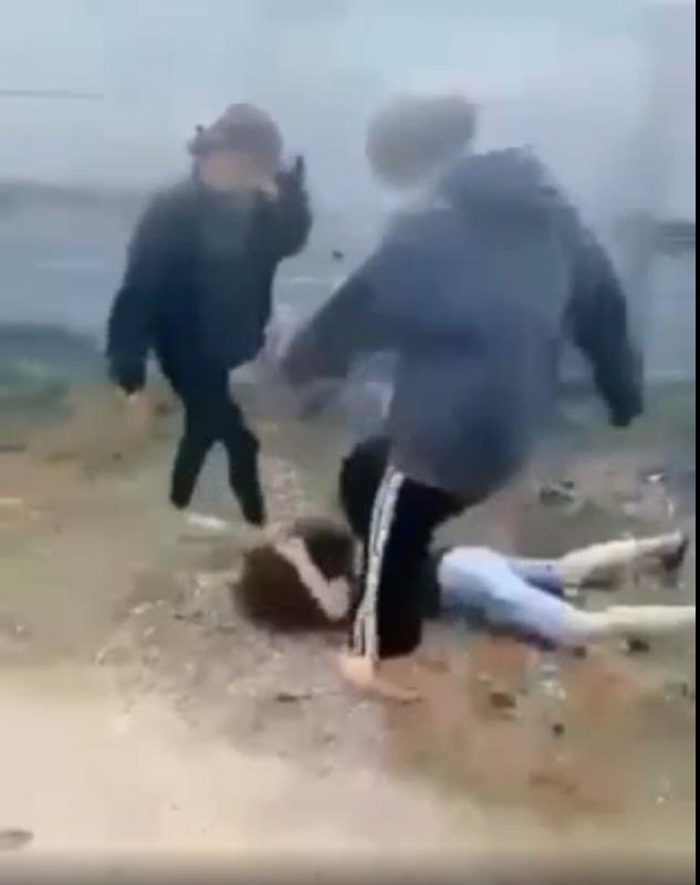 Công an điều tra clip cô gái bị 2 người đánh đập - 1