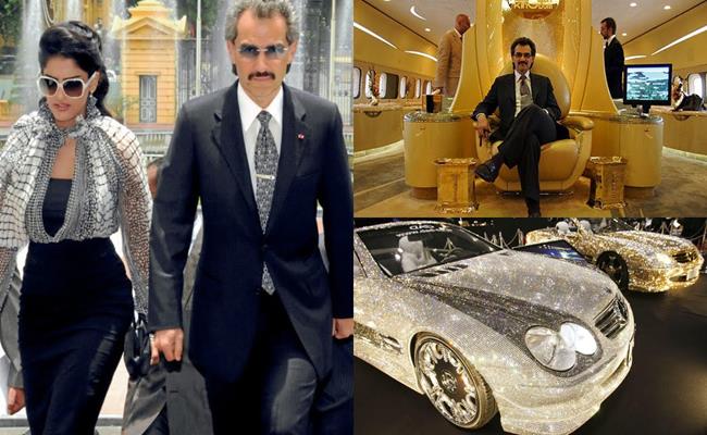 Đầu tiên là hoàng tử Ả Rập Al Waleed bin Talal - một trong những tỷ phú đình đám thế giới. Vị hoàng tử này sở hữu đầy đủ những mẫu xe đắt đỏ nhất hành tinh.
