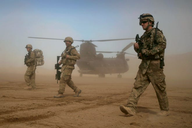 Binh sĩ Mỹ ở Afghanistan. Ảnh chụp năm 2012. Nguồn: AP