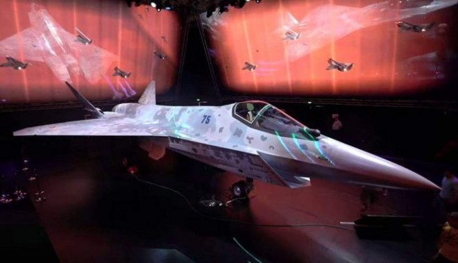 Chiến cơ Su-75 Checkmate.