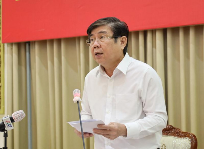 Chủ tịch UBND TP.HCM Nguyễn Thành Phong. Ảnh: TTBC