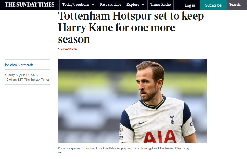 Man City đón tin sốc về Harry Kane ngay trước “đại chiến” với Tottenham - 1