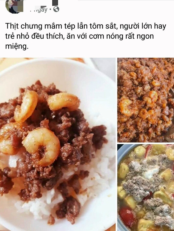 Những món ăn tự tay chị Huyền chế biến được nhiều hàng xóm ưa thích đặt mua