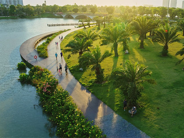 Kinh doanh - Khu đô thị nói không với những cung đường, vỉa hè bê tông tại Việt Nam