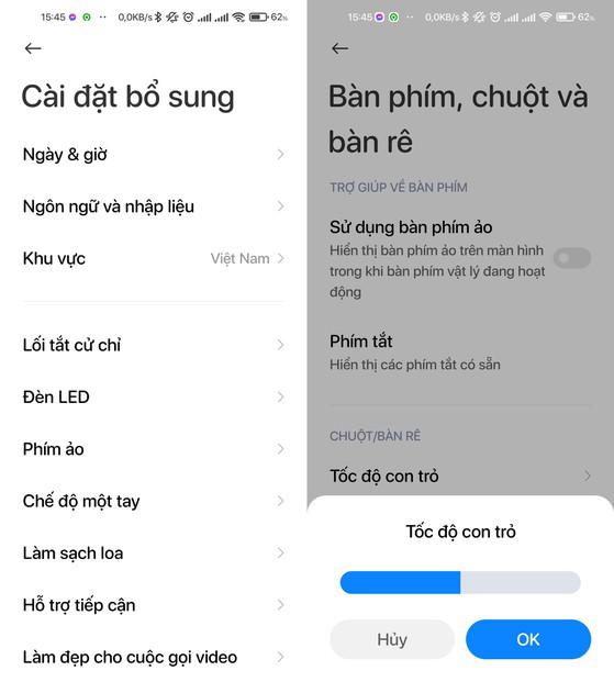 Cách thay đổi độ nhạy cảm ứng trên Android và iPhone - 1