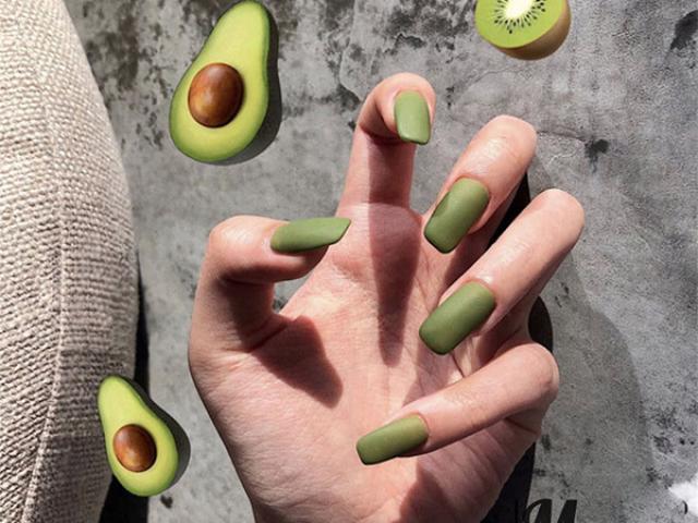 Làm đẹp - 20 mẫu nail màu xanh đẹp sang trọng và quý phái được yêu thích nhất