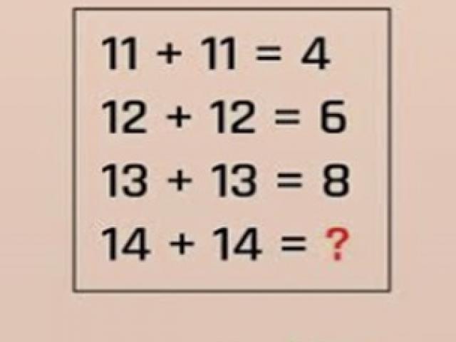 Giáo dục - du học - Liệu bạn có tìm ra quy luật của phép tính này?