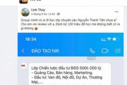 Kinh doanh - Cộng đồng mạng dậy sóng với khóa học đầu tư BĐS 4 ngày với giá 100 triệu đồng