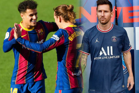 Barca hỗn loạn hậu Messi: Aguero & Coutinho chê áo số 10, HLV Koeman khó xử