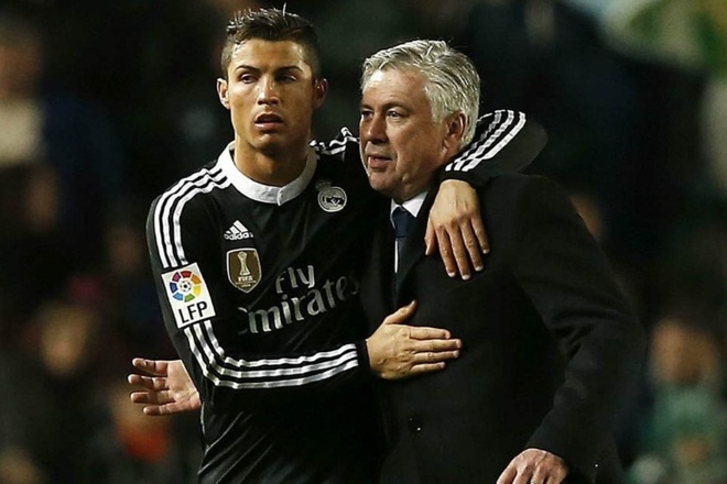 Ronaldo và Ancelotti thời còn chung chiến tuyến ở Real
