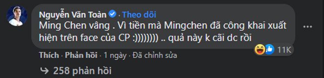 Công Phượng thông báo “lên chức bố”, Văn Toàn bình luận 1 câu thu hút 11.000 lượt “like” - 3