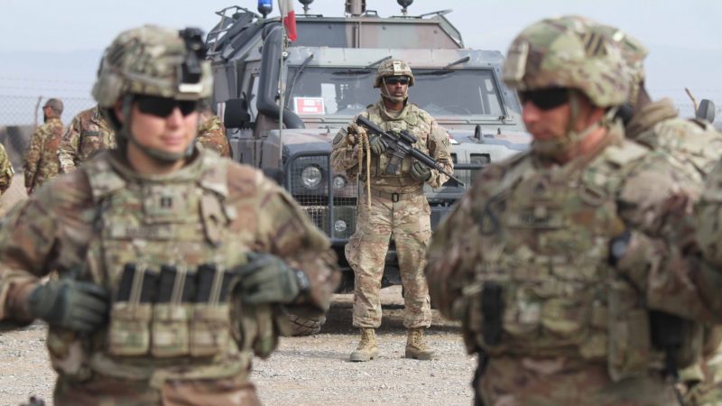 Binh sĩ Mỹ tham gia huấn luyện cùng quân đội Afghanistan tại thành phố Herat năm 2019. Ảnh: EPA-EFE