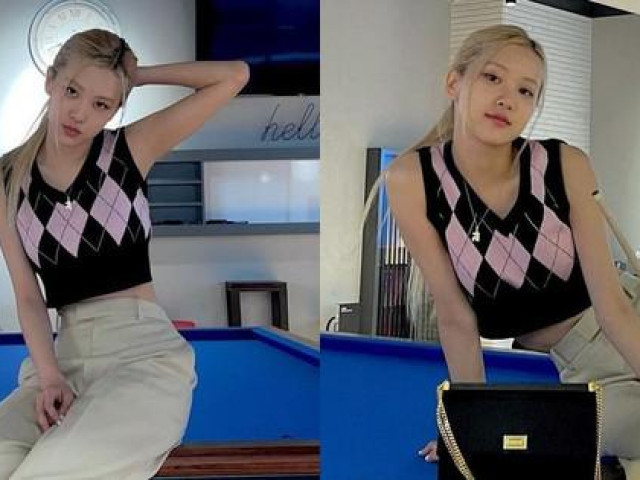 Làm đẹp - Rosé BLACKPINK có tỉ lệ cơ thể hoàn mỹ thế nào mà chụp ảnh ngồi vẫn thấy chân dài miên man