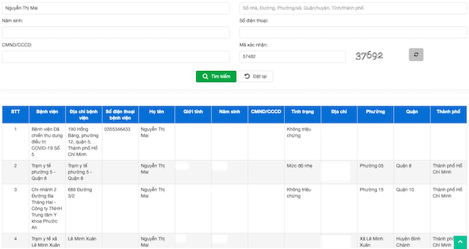 COVID-19: Hệ thống tra cứu thông tin F0 tại TP.HCM có nâng cấp quan trọng - 3