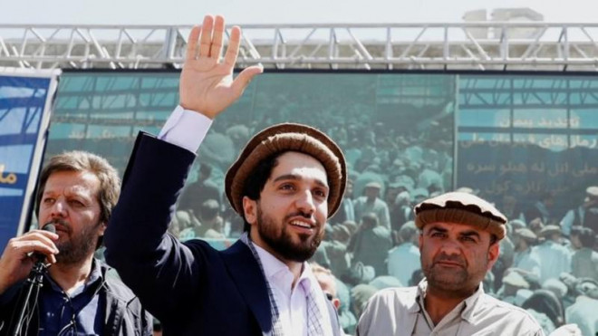Ông Ahmad Massoud trong một sự kiện ở thung lũng Panjshir hồi tháng 6-2018. Ảnh: REUTERS