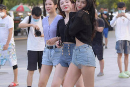 Mốt quần hot pants được ưa chuộng ở châu Á