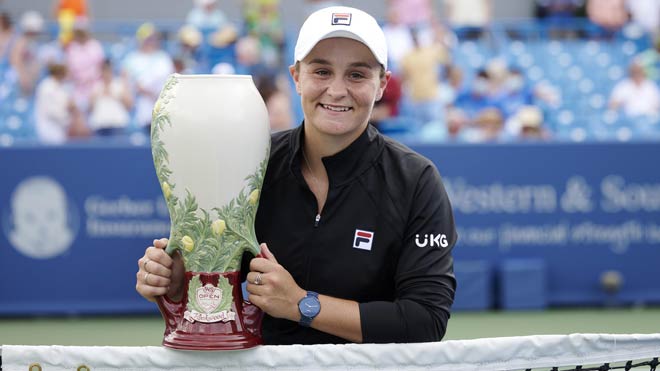 Chức vô địch đơn nữ Cincinnati Open 2021 về tay Ashleigh Barty