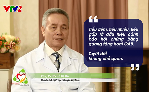  PGS.TS Hồ Bá Do phân tích nguyên nhân gây tiểu đêm, tiểu nhiều lần