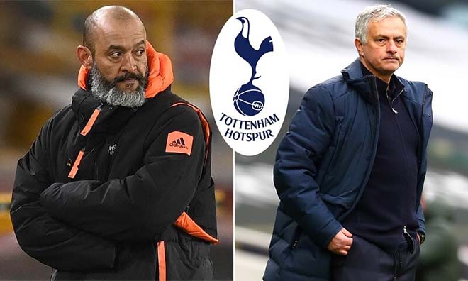 Tottenham đang chơi tốt cùng HLV Santo (trái), sau khi chia tay Mourinho giữa mùa trước