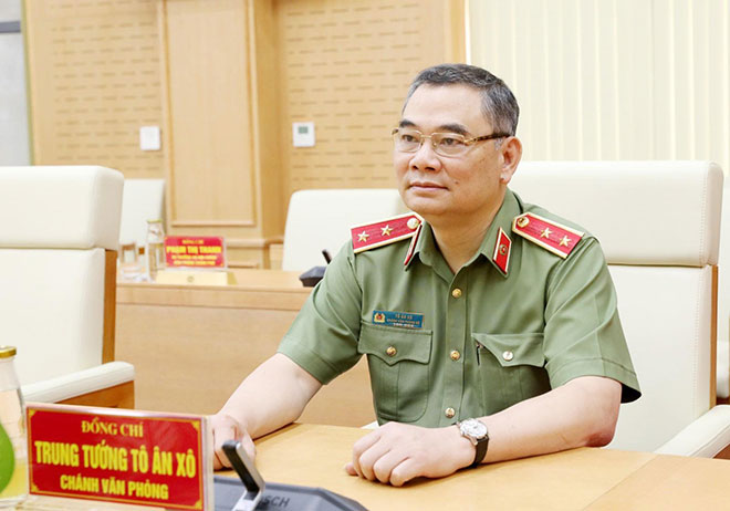 Trung tướng Tô Ân Xô, Chánh văn phòng Bộ Công an