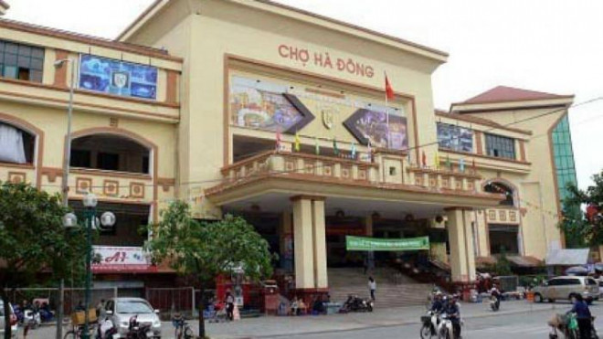 Chợ Hà Đông đã bị dừng hoạt động vì ca nhiễm Covid-19