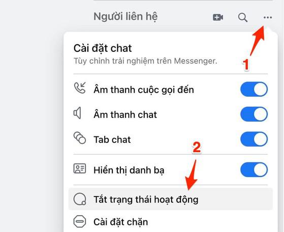 Cách tắt trạng thái hoạt động trên Facebook Messenger - 1