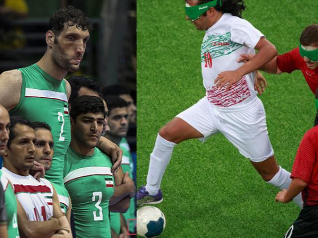 Thể thao - VĐV bóng chuyền 2m46 cao nhất thế giới đọ tài "Messi" khiếm thị