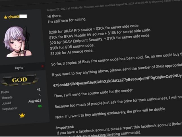 Công nghệ thông tin - Hacker tấn công BKAV tiết lộ số tiền kiếm được: "Khủng" hơn dự đoán