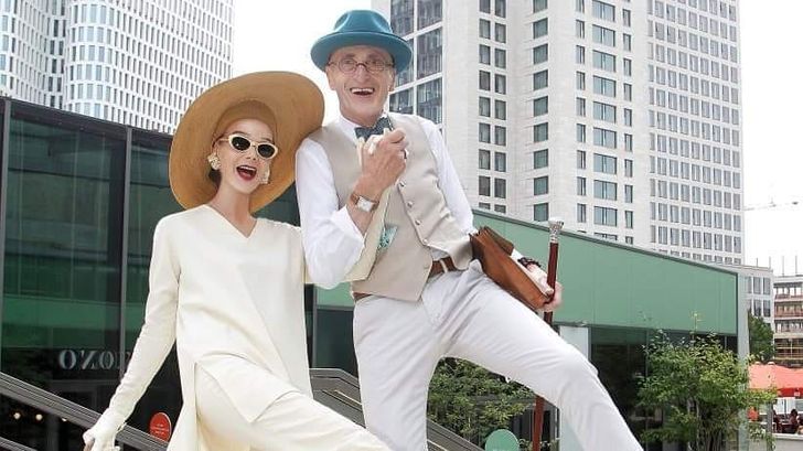 Cặp vợ chồng cao tuổi nổi như cồn nhờ style sành điệu - 10