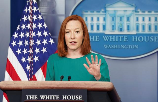 Thư ký báo chí Nhà Trắng Jen Psaki. Ảnh: Reuters