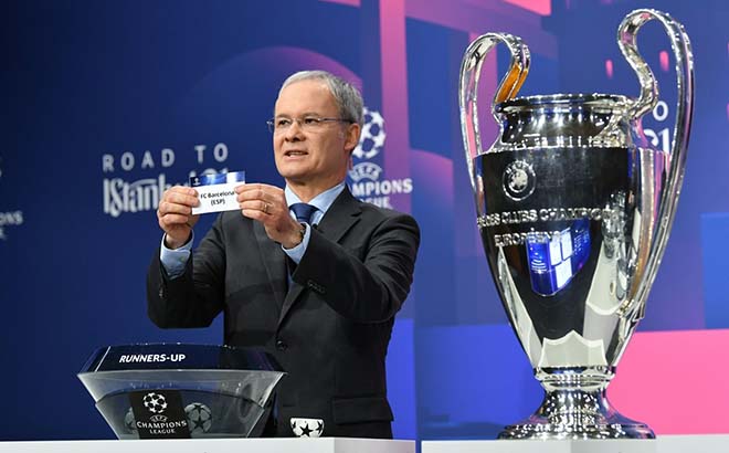 Hôm nay, UEFA sẽ tiến hành bốc thăm chia bảng Champions League 2021/22