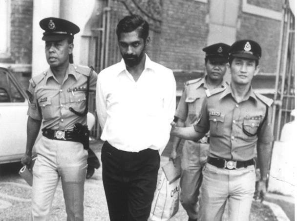 Karthigesu Sivapakiam khi bị bắt giữ